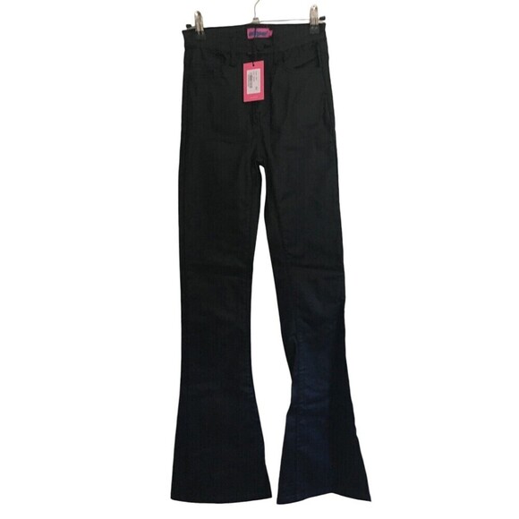 Edikted Pants - Edikted Pants Women's Size XS Black Flare Leg Stretch